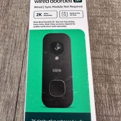 Blink Wired Doorbell 2K+ — a smart video doorbell 