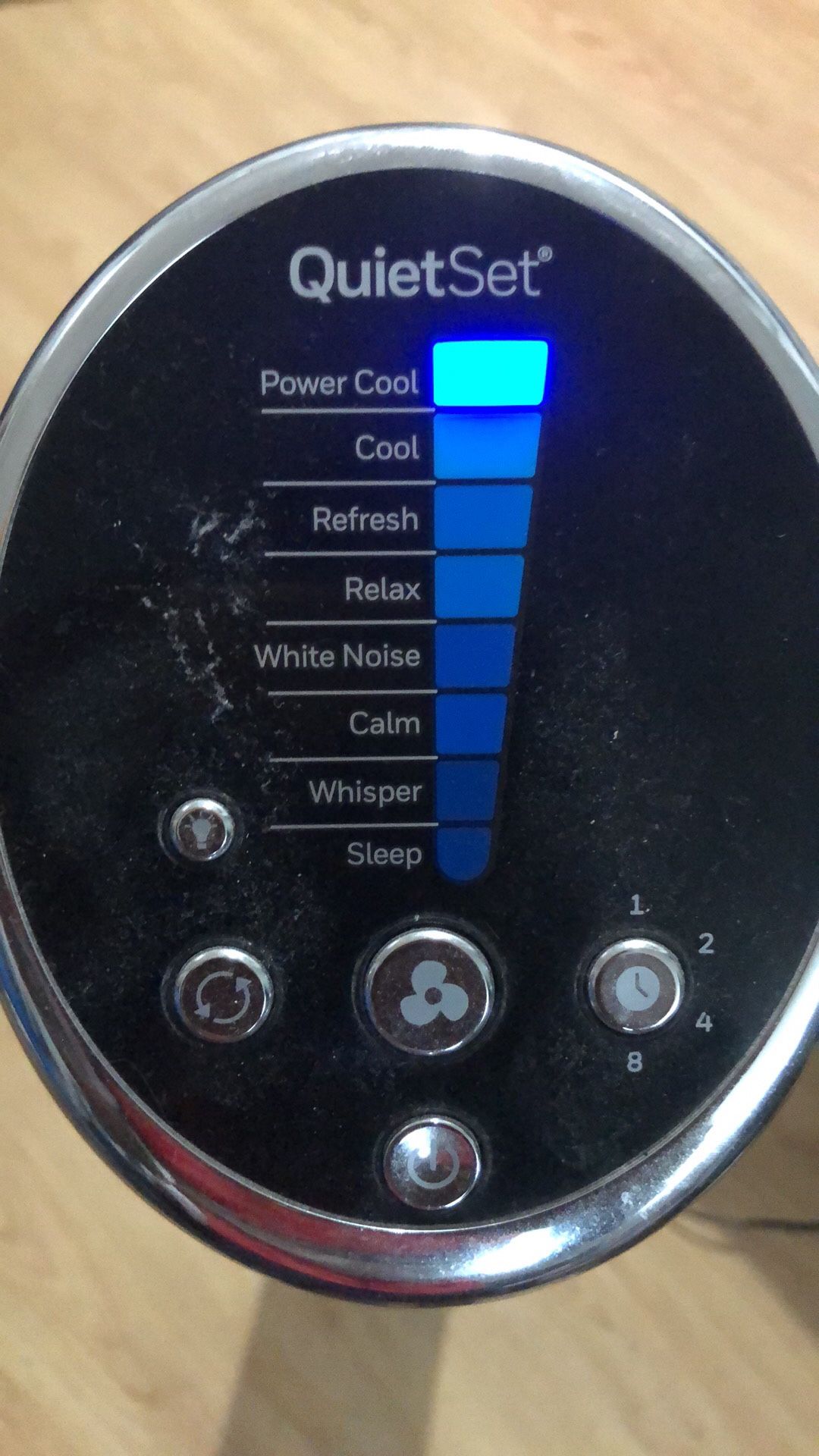 Honeywell QuietSet 8-Speed Oscillating Tower Fan Black HYF290B: Programmable Timer, Quiet Operation, ETL Listed