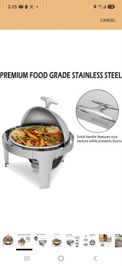 ROVSUN Stainless Steel Round Chafing Dish
