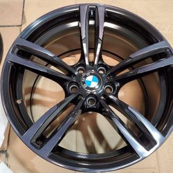 BMW M3 M4 437m Black 19" Wheel Rim OEM $495 Each