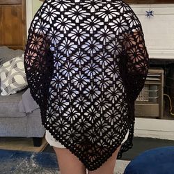 Handmade Crochet Shawl Scarf