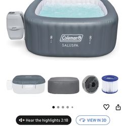 Inflatable Hot Tub Coleman Saluspa 