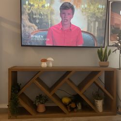 Brown Bookcase Tv Console 