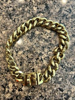 Gold Dog Collar Chain