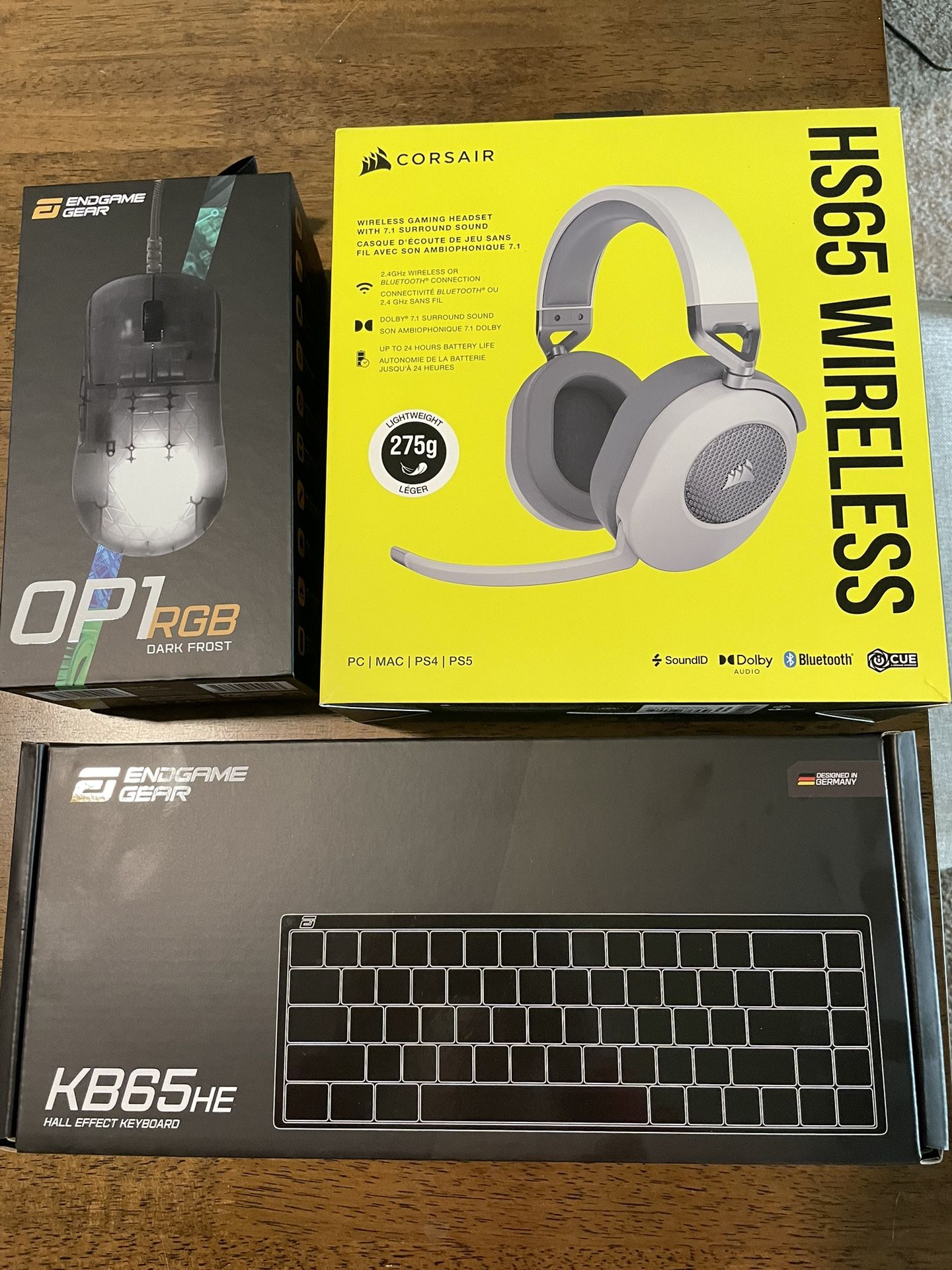 Gaming Keyboard, Mouse And Headset