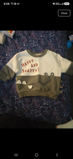 'Happy and Snappy' Crocodile Sweatshirt