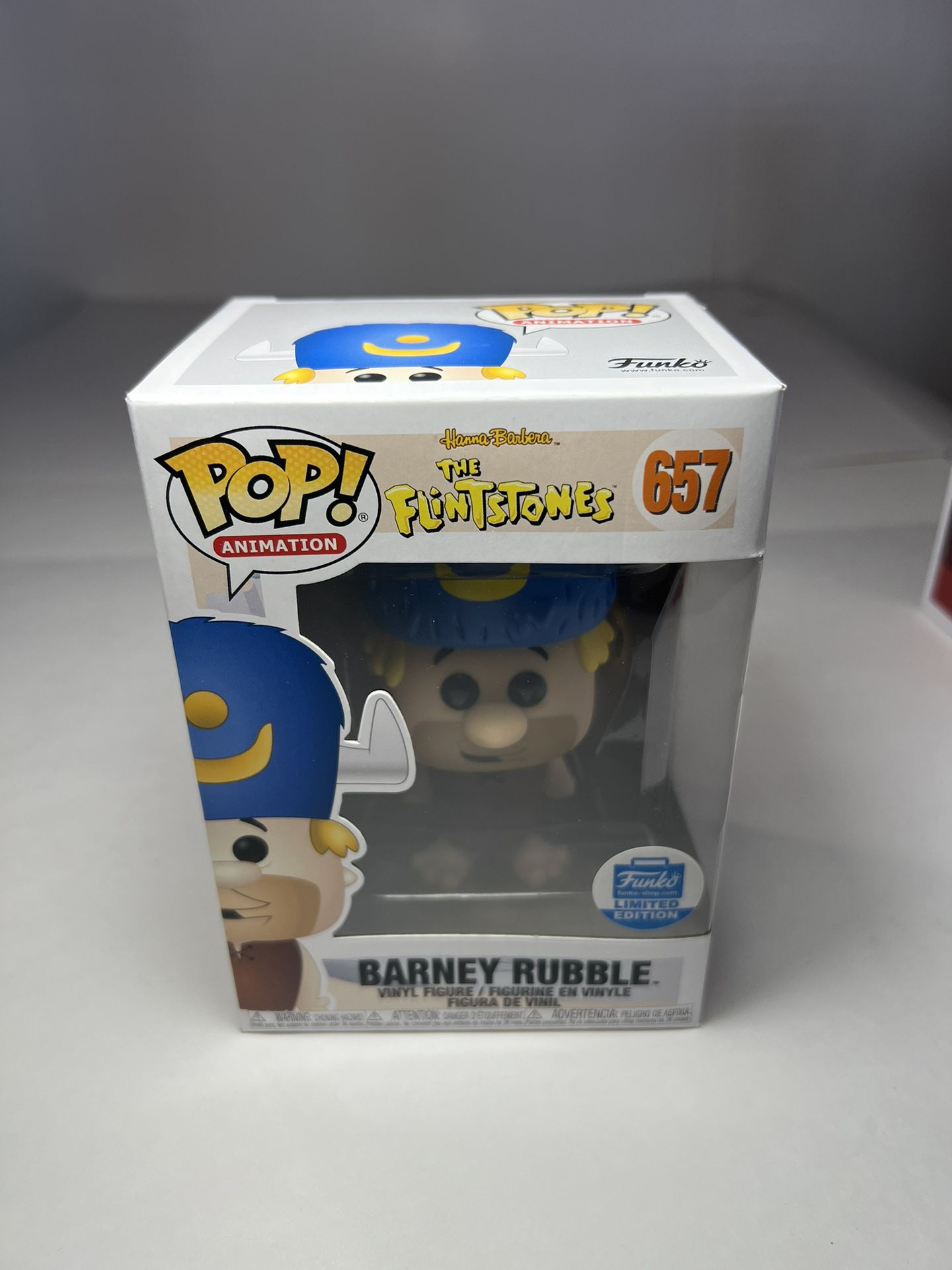 Funko Pop! The Flintstones Barney Rubble #657 Limited Edition -
