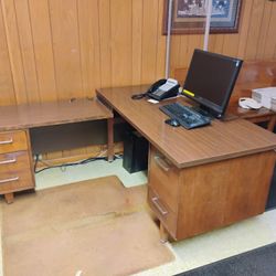 Desk 5 Drawer Left Hand Return