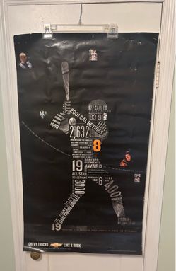 Vintage Cal Ripken Jr. Baltimore Orioles Chevrolet Poster