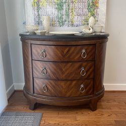 Demilune Console / Buffet – Collezione Europa – Entryway or Dining Sideboard!