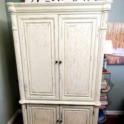 Armoire - Rustic Chic - Used As Office Center