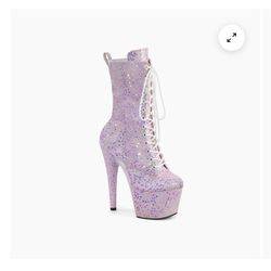 Pleaser Pink Boot Heel