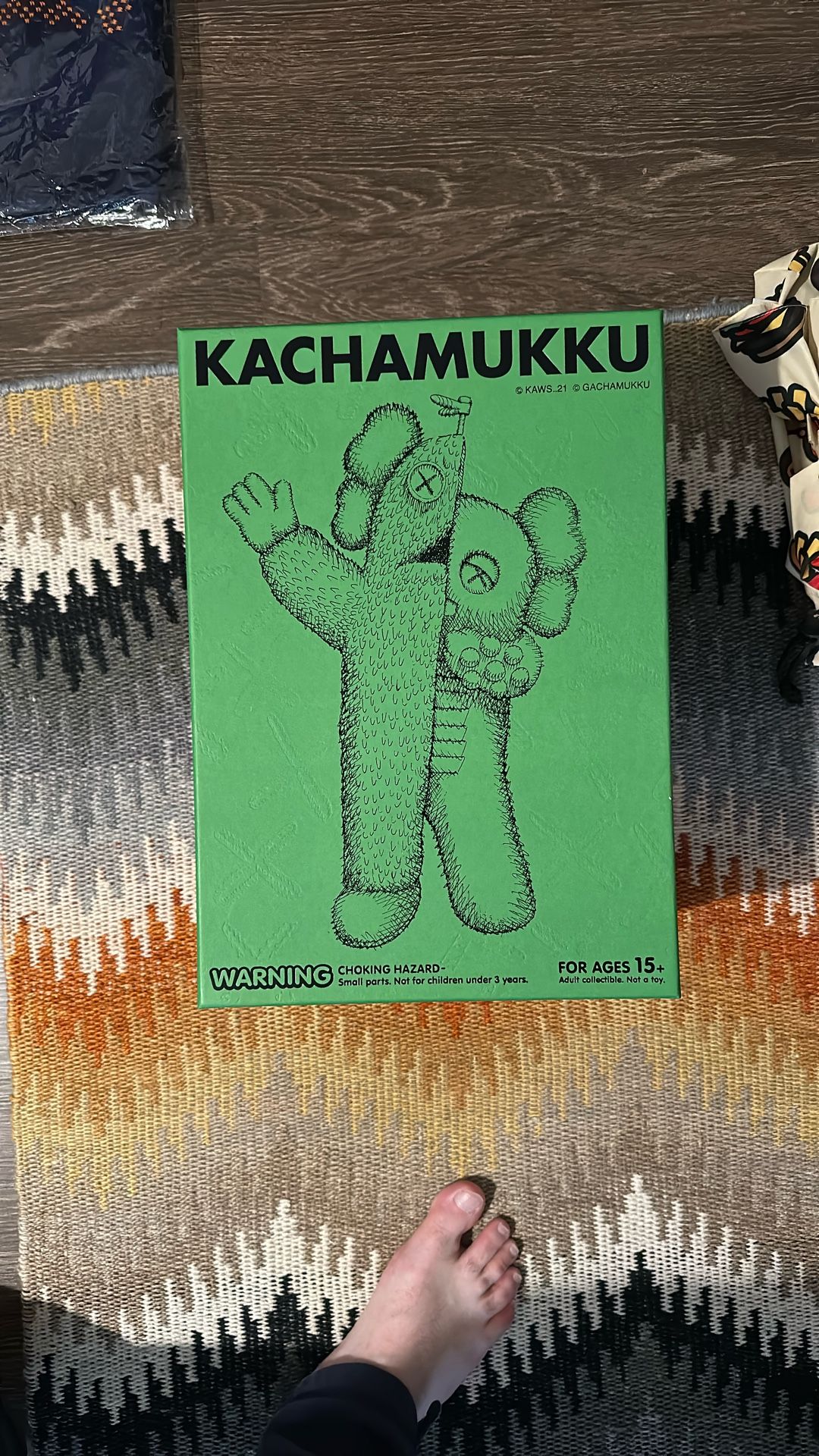 KAWS x KACHAMUKKU, Vinyl Figure 2022 Medicom Toy