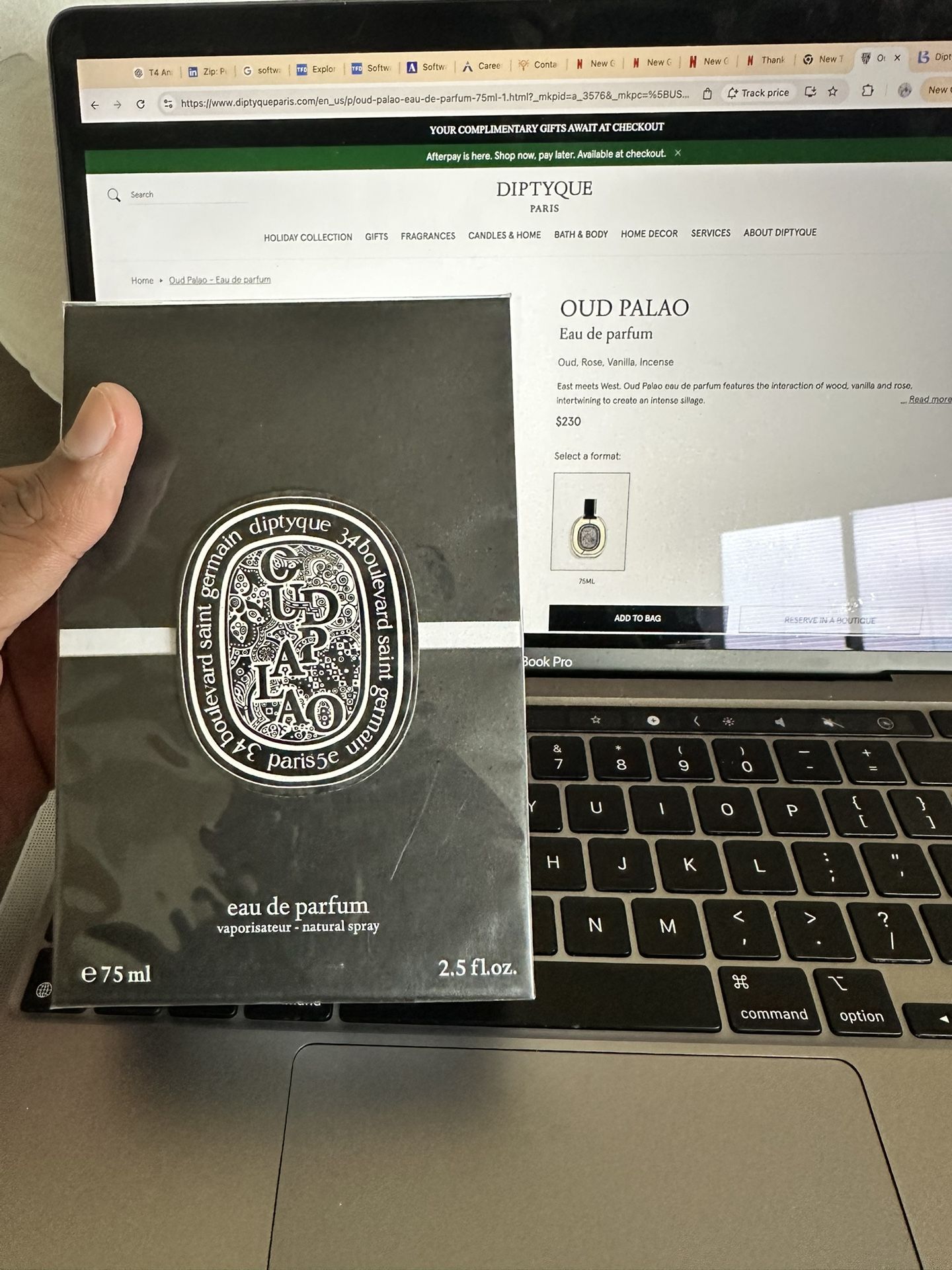 Diptque Oud Palao perfume