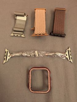 Apple Watch 45mm Bands & Accessories Bundle - 4 Pieces