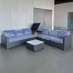 8pc Outdoor Patio Furniture Couch Set