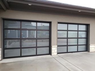 Modern-Glass Garage Doors
