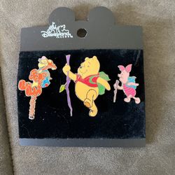 RARE: Trading Pin Set: Winnie Pooh Hiking