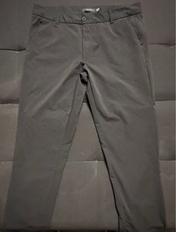Black slim pants men size 36