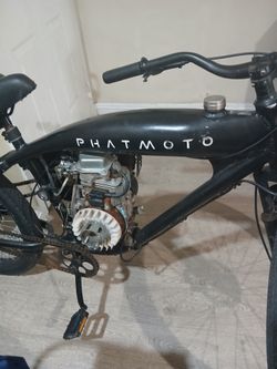 Phatmoto motor bicycle, black