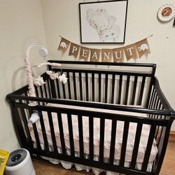 Beautiful Black Crib