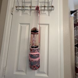 Water Bottle And Crossbody Carrier With Pockets 
