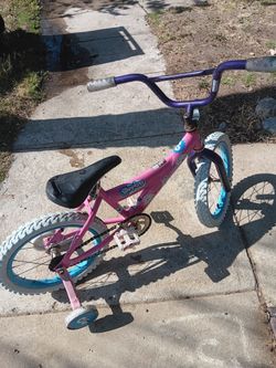 !! Girls Training Bicycle  Size 16 in Wheels