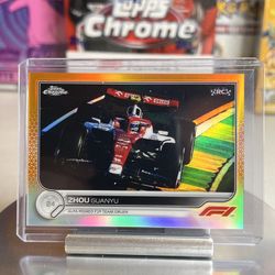 Topps 2022 Chrome F1 Cards -Max Verstappen Sergio Perez