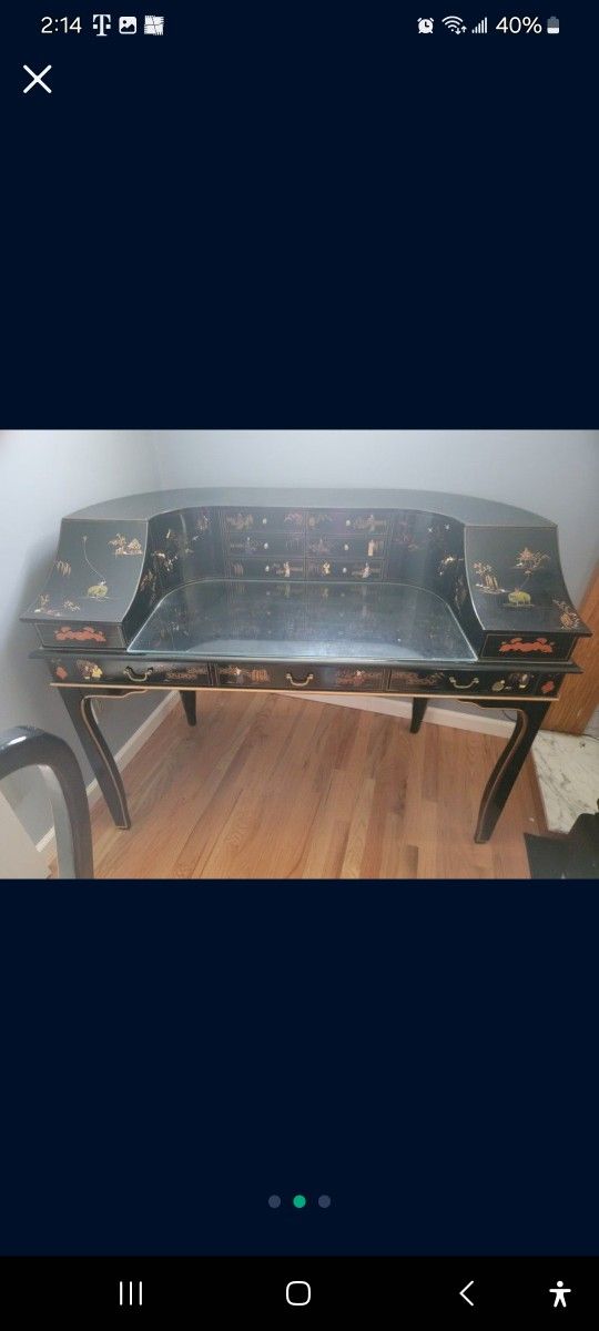 Antique Desk And Chair