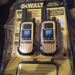 DeWalt  Heavy Duty Walkie Talkies 