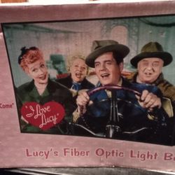 I Love Lucy Fiber Optic Light Box 