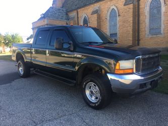 2001 FORD F350 CREW CAB 7.3 DIESEL 4x4 LEATHER VERY CLEAN GOOD CONDITION
