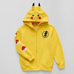 Pokemon Pikachu Zip-Up Size 4/5 or 8