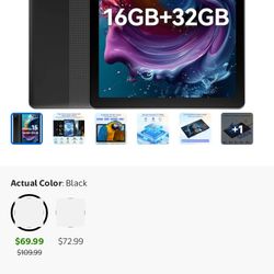 JBL Speaker Tablet 7 Inch Brand New And Portable Charger Plug-In Or Solar With Flashlight And Cables Attached