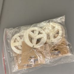 Peace Sign Shell Earrings 