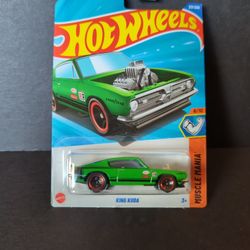 Hot Wheels Muscle Mania Green King Kuda