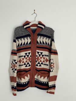 Men's American Eagle Cardigan — Multi-Color