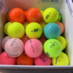 Gloss Colored Golf Balls 50 For $25