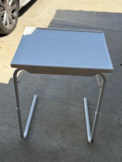 Adjustable Folding TV Tray Table