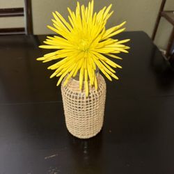 Rattan Flower Vase