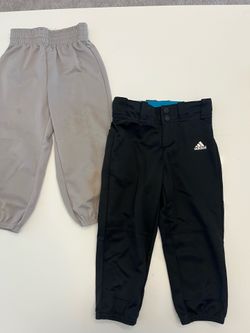 adidas Kids Black Athletic Softball Pants XS