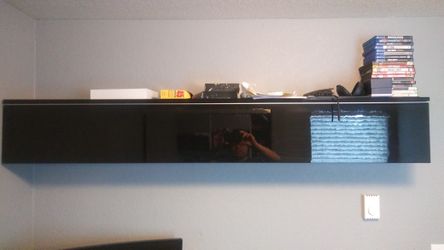 Office desk and shelf