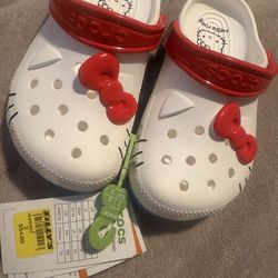 Hello kitty crocs