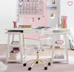 Pottery barn trestle desk