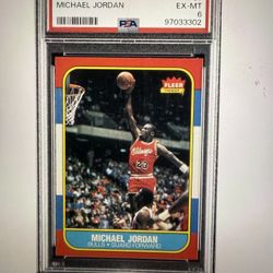 PSA 1986 Michael Jordan 