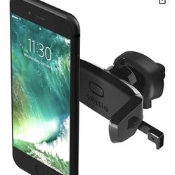 iOttie Easy One Touch Mini Air Vent Car Mount Holder Cradle for iPhone Xs Max R 8 Plus 7 Samsung Galaxy $10 E S9 S8 Plus Edge, Note 9 & Other Smartpho