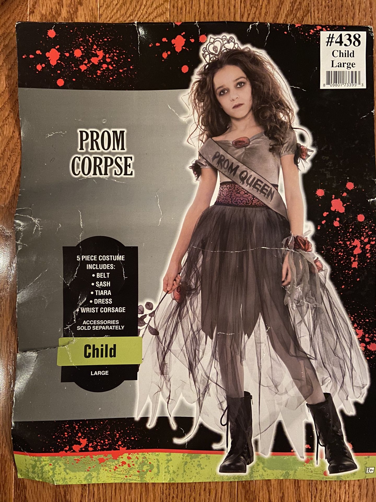 Halloween Prom Corpse costume Kids Large