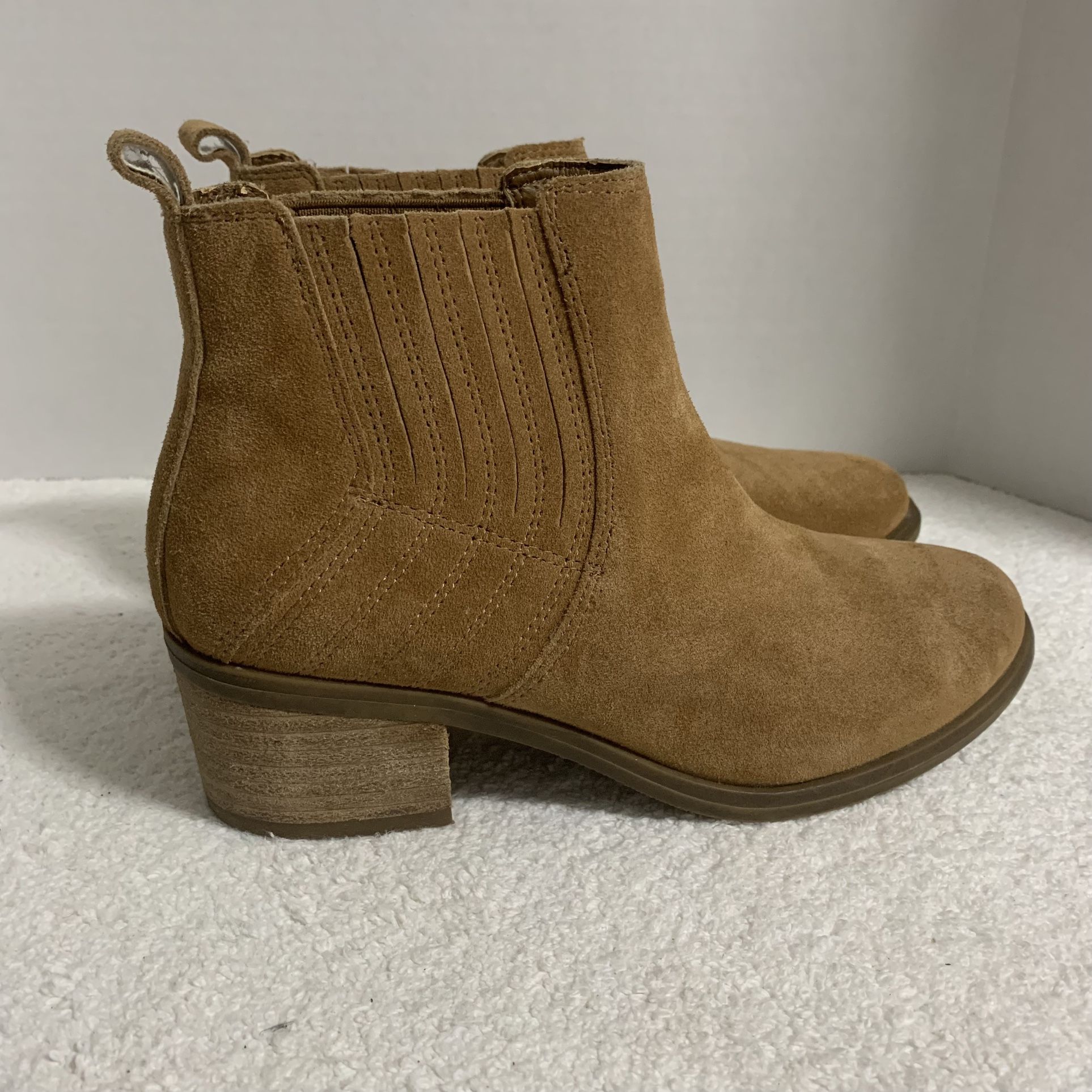 Franco Fortini Womens Darcie Upper Leather Ankle Boots Size 6.5