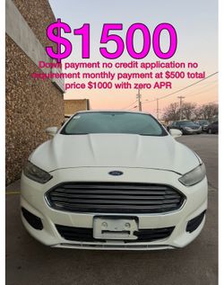 2016 ford fusion no credit application no requirement