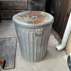 Vintage Trash Can